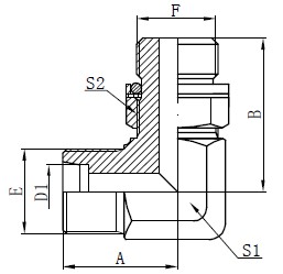 Deseño de adaptadores hidráulicos para codo